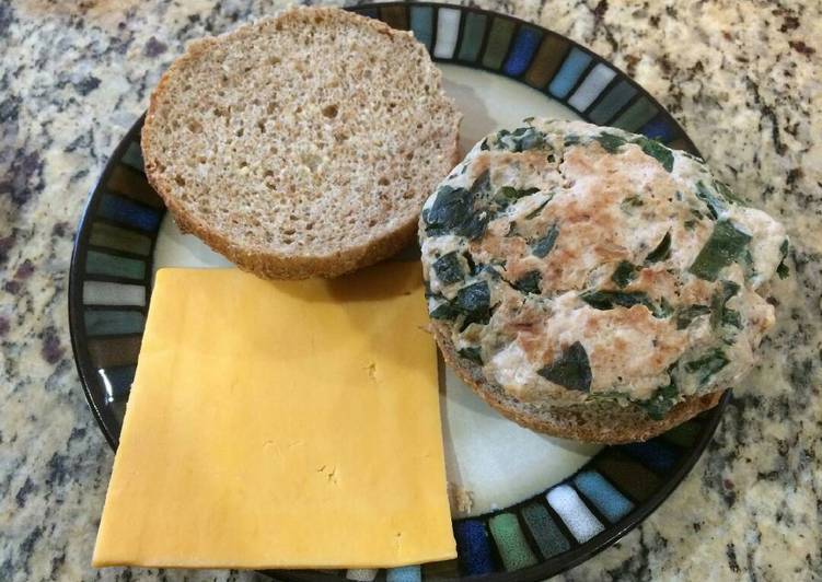 Easiest Way to Cook Tasty Spinach Cilantro Turkey Burgers