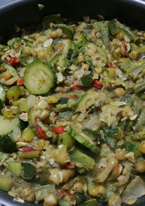 Una foto de Salteado de verduras
