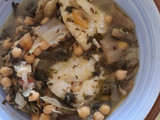Acelgas con bacalao