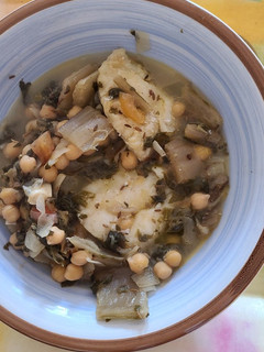 Una foto de Acelgas con bacalao