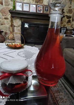 Φωτογραφία της συνταγής Mojito φράουλας και γλυκό φράουλας. Tinas kitchen