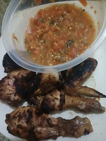 Anti Ribet, Bikin Ayam panggang sederhana+sambel jeruk kemangi, dijamin ketagihan Bahan Sederhana