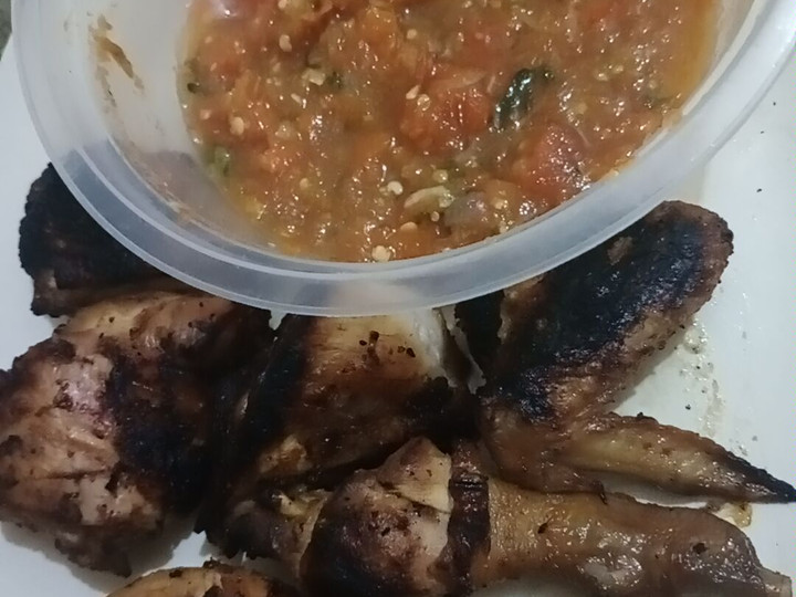 Anti Ribet, Bikin Ayam panggang sederhana+sambel jeruk kemangi, dijamin ketagihan Bahan Sederhana