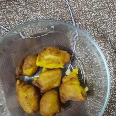 Potato cube fritters A picture of Potato cube fritters.