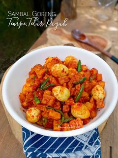Foto resep Sambal Goreng Tempe Telur Puyuh