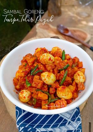 Foto resep Sambal Goreng Tempe Telur Puyuh