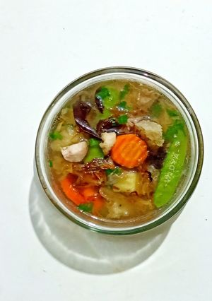 Foto resep Sup Ayam Jejamuran