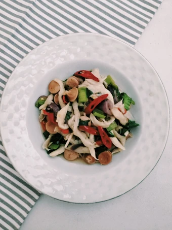 Cara Gampang Membuat Resep 544. Cah Pokcoy Jamur Sosis Anti Ribet, Lezat