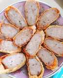 Thịt trộn củ sen cuộn tàu hũ ky