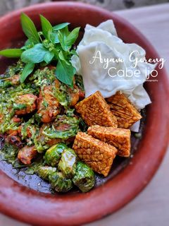 Foto resep Ayam Goreng Cabe Ijo