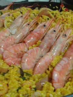 Una foto de Paella valenciana