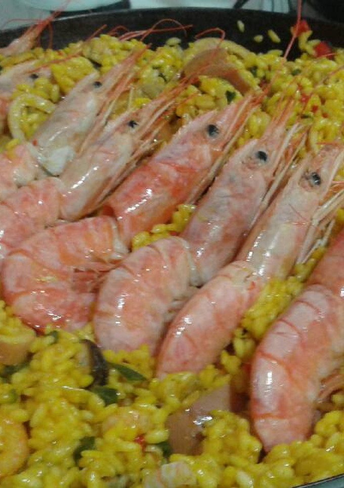 Una foto de Paella valenciana 