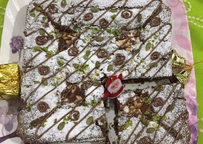 Recipe of Quick Ragi oats dryfruits cake