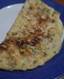 Tortilla con queso crema casero