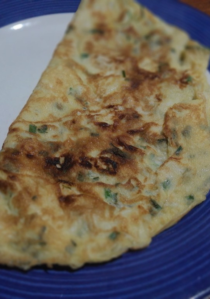 Una foto de Tortilla con queso crema casero