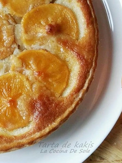 Una foto de Tarta de kakis
