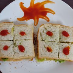 A picture of Veg sandwich.