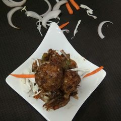 A picture of Veg Manchurian.