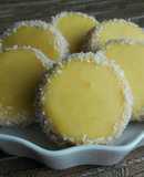 Galletas de mantequilla con glaseado de limón
