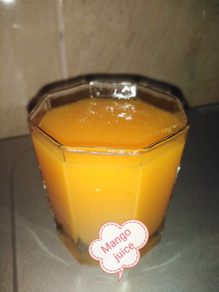 A picture of Mango juice.