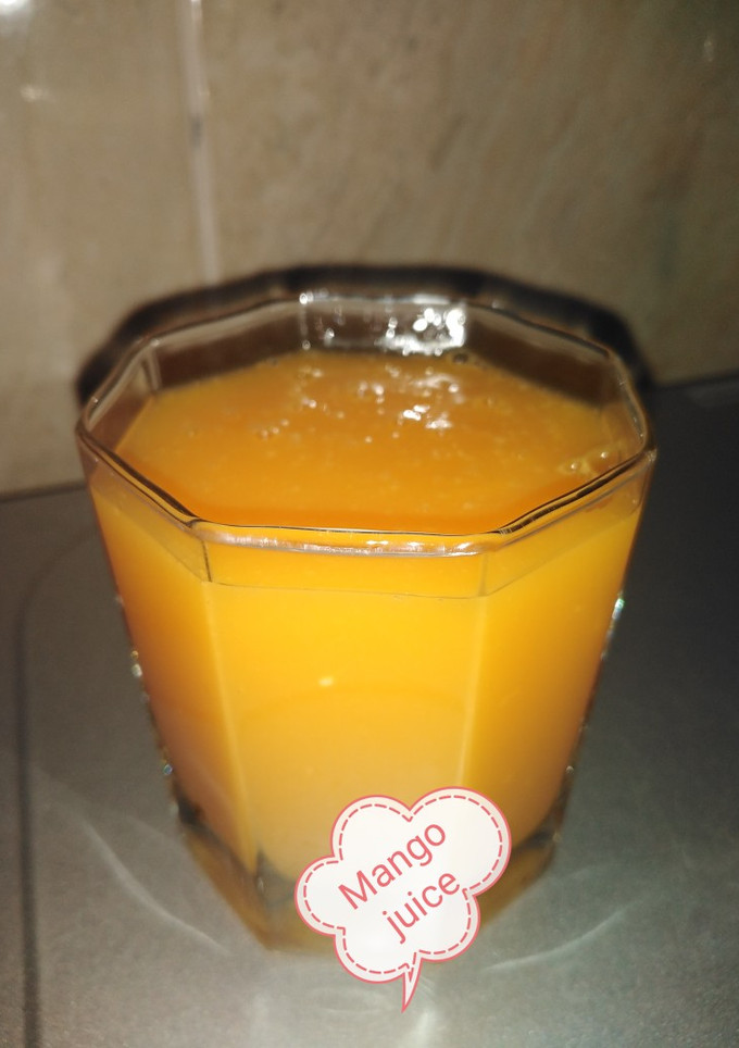 A picture of Mango juice.
