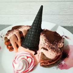 รูปของ Pancake blackpink with ice cream
