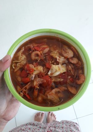Foto resep Pelecingan udang basah