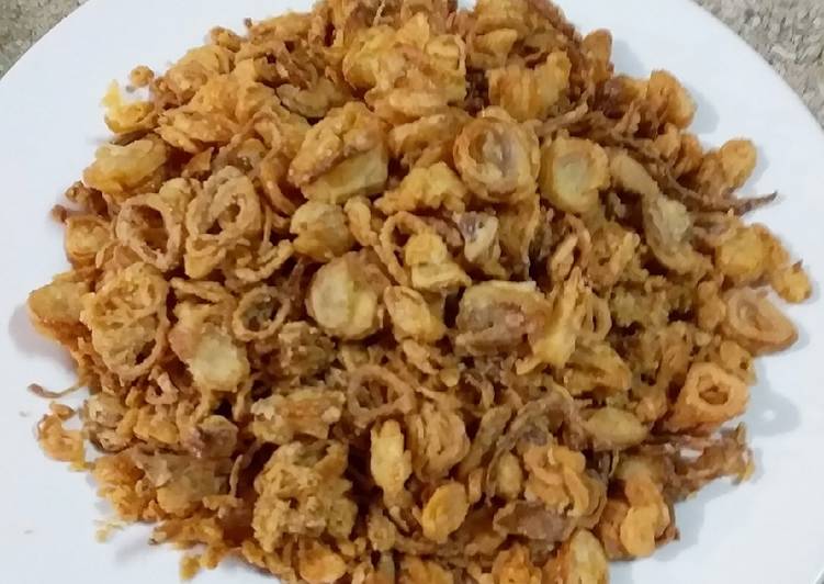 Bawang merah goreng renyah lezat maknyusss