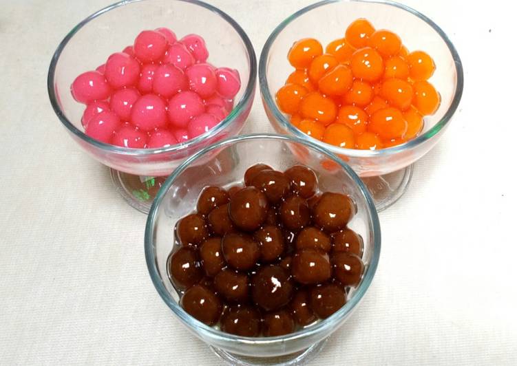Bagaimana Membuat Buble  Pearl 3 warna yang Bikin Ngiler