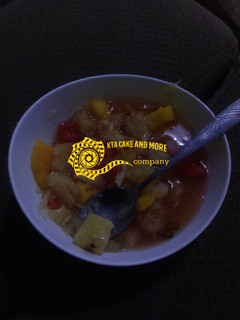 Fruits salad ainihin hoton girkin