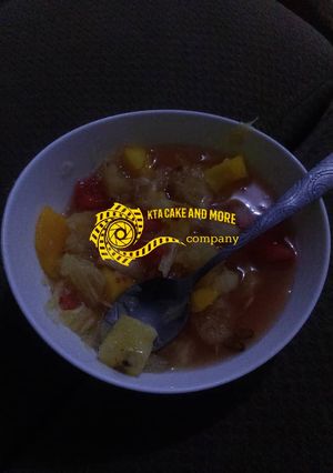 Fruits salad ainihin hoton girkin