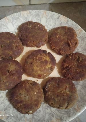 A picture of Shami kabab.