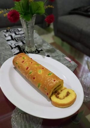 Foto resep Bolu Gulung Abon lembut