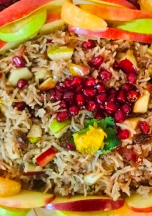 A picture of Aromatic Fruits Pulao.