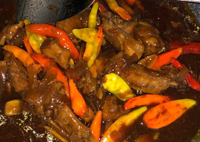 Resep: Ayam Kecap Rawit Enak