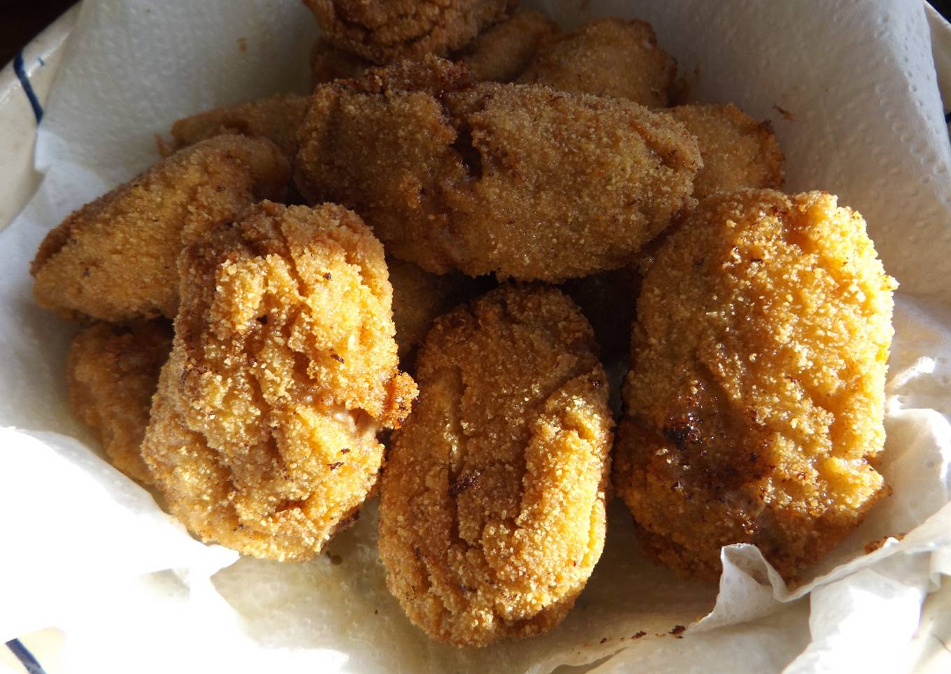 Croquetas de carne de gallina