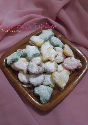 Foto resep Putri salju Rainbow ala dapur RaQuine 🌈