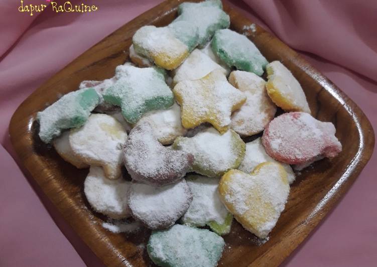 Resep: SempurnaPutri salju Rainbow ala dapur RaQuine 🌈
