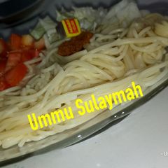 Spaghetti da mai da yaji A picture of Spaghetti da mai da yaji.