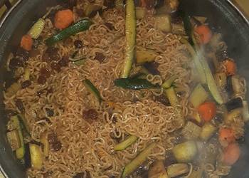 Easy Make Recipe Sofies veg fusion noodle Very Delicious