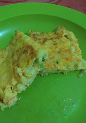 Foto resep Omelet Makaroni