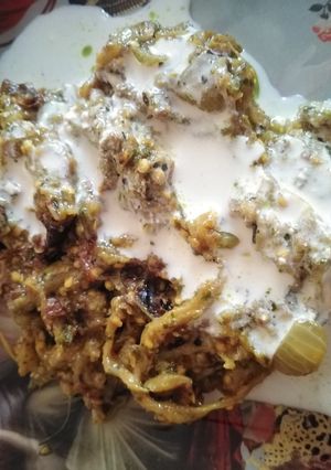 عکسی از دستور کشک و بادمجان