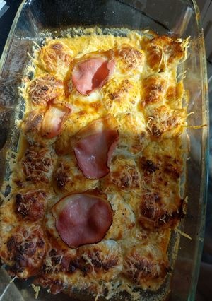 Túrós sajtkrémmel töltött gomba recept fotója