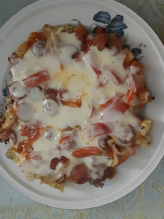 Foto resep Pizza Ala Teflon Pinggiran Roti Tawar