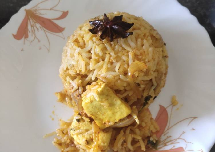 Recipe of Ultimate Paneer tikka masala briyani