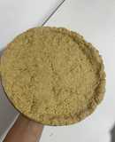 Masa de tarta dulce con avena, sin azúcar y sin manteca