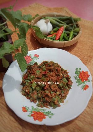 Foto resep Sambel Mentah Kacang Panjang