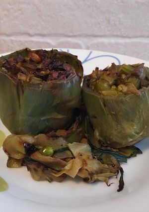 Foto principal de Alcachofas rellenas al horno