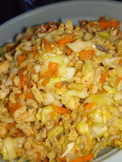 Scramble Vegetable Egg ainihin hoton girkin