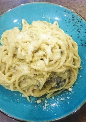 Foto resep Spaghetti Creamy Carbonara